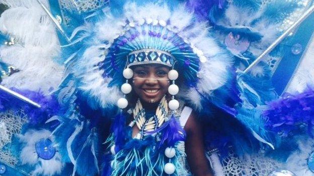 Woman at carnival