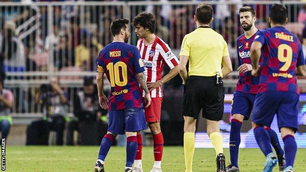 Lionel Messi and Joao Felix