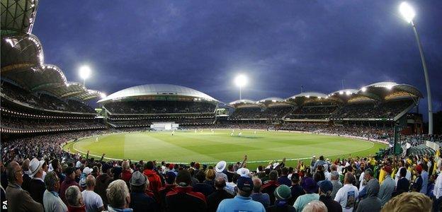 Adelaide Oval under lights