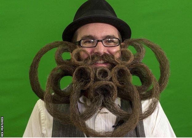 Jason Kiley at the World Beard and Moustache Championships