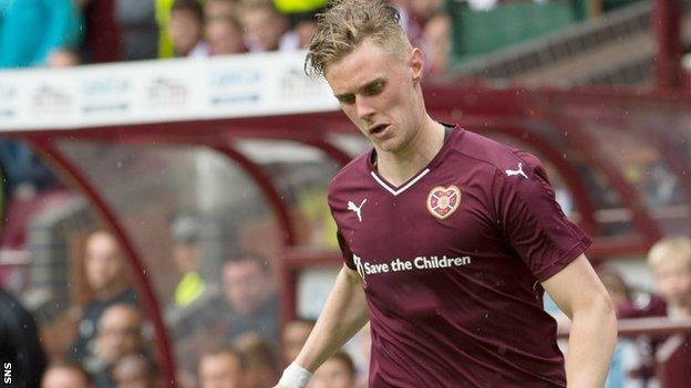 Kevin McHattie made 16 appearances for Hearts in their 2014-15 Championship title-winning season