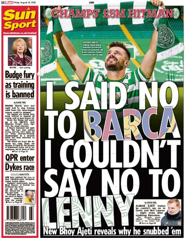 The Scottish Sun back page