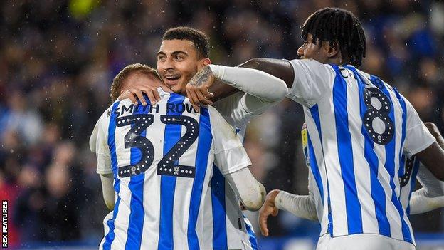 Huddersfield celebrate