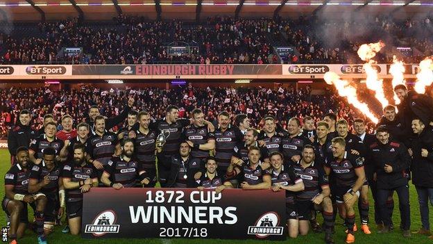 Edinburgh win the 1872 Cup