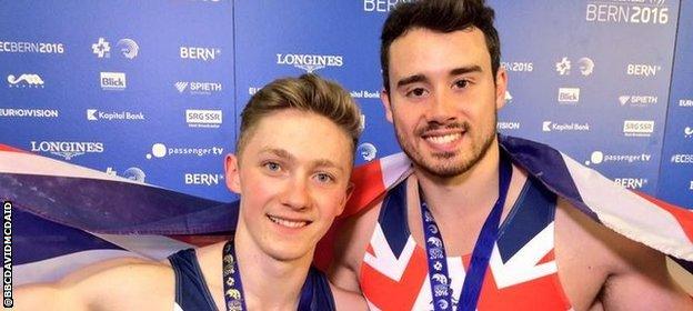 Nile Wilson and Kristian Thomas