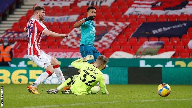 Junior Stanislas stuck his late chance under Stoke keeper Josef Bursik to secure all three points for Bournemouth in the Potteries