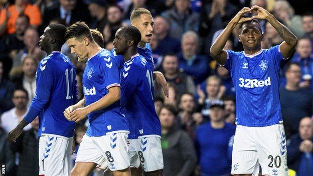 Rangers eased to victory over Midtjylland at Ibrox