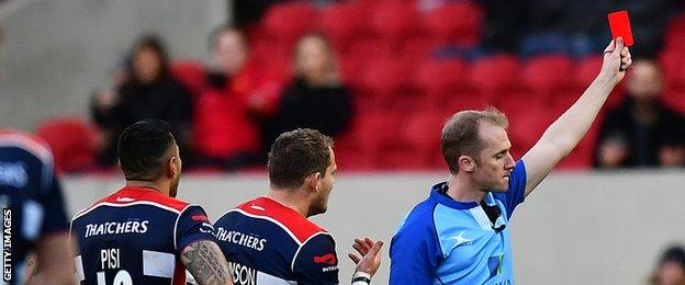 Bristol still beat Worcester with 14 men despite Tusi Pisi's red card