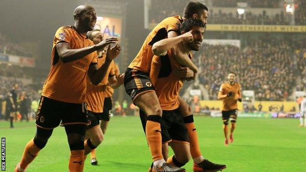 Wolves celebrate