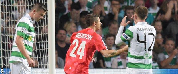 Maor Melikson celebrates