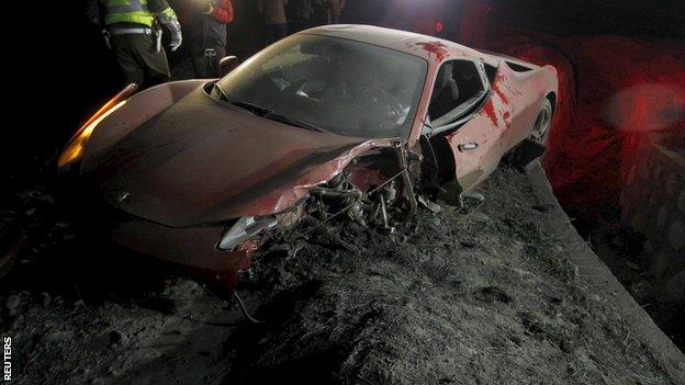 Arturo Vidal's Ferrari