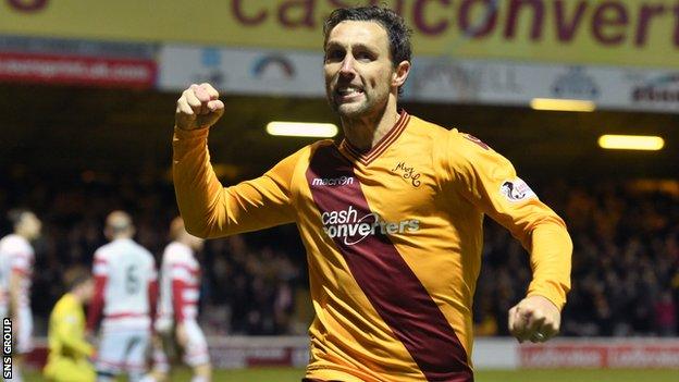 Motherwell striker Scott McDonald