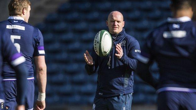 Gregor Townsend has 13 Test matches before next year's World Cup