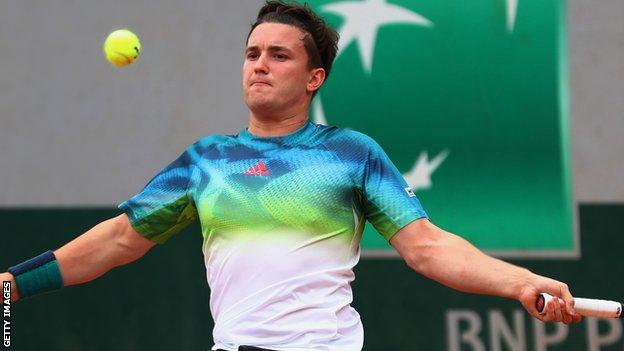 Britain's Gordon Reid at the French Open