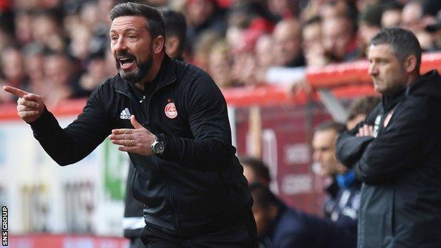 Aberdeen manager Derek McInnes