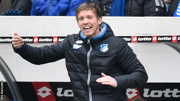 Hoffenheim manager Julian Nagelsmann