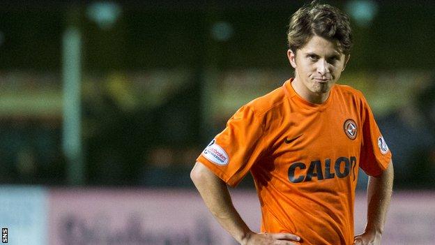 Dundee United midfielder Charlie Telfer