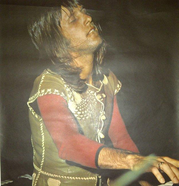 Keith Emerson performing in 1973