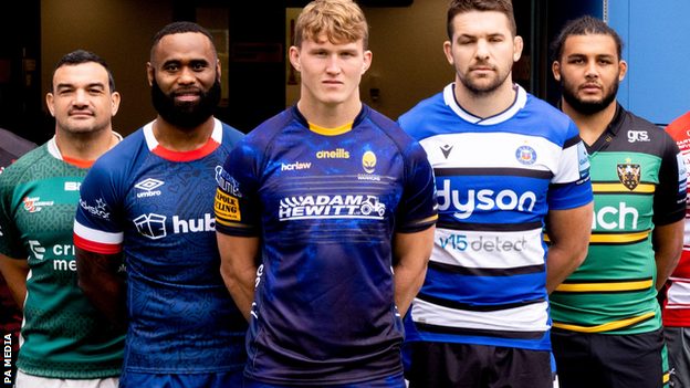 Injured Ted Hill's only appearance in a Worcester Warriors shirt so far this season was at the Premiership media launch day