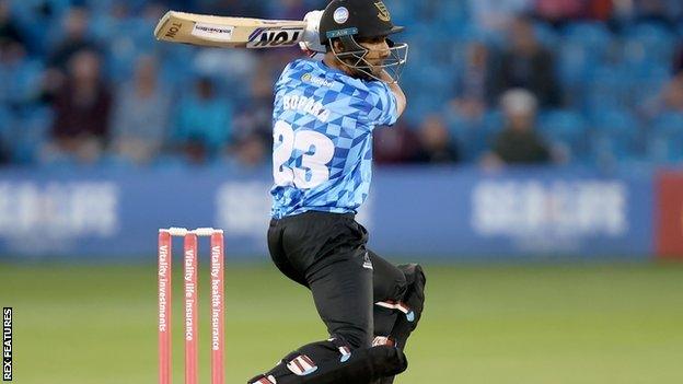 Sussex's Ravi Bopara was one of Essex's star turns in their T20 Blast Finals Day triumph at Edgbaston in 2019