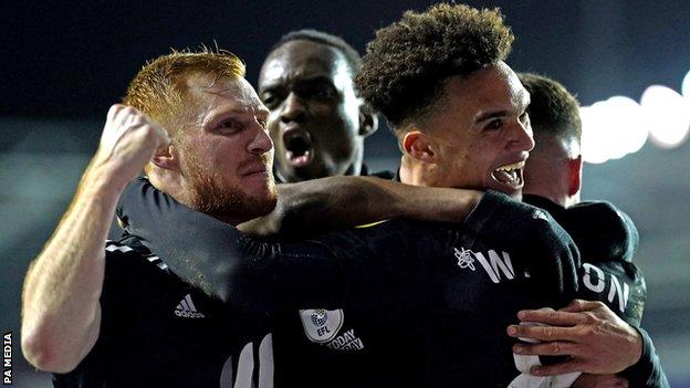 Fulham celebrate