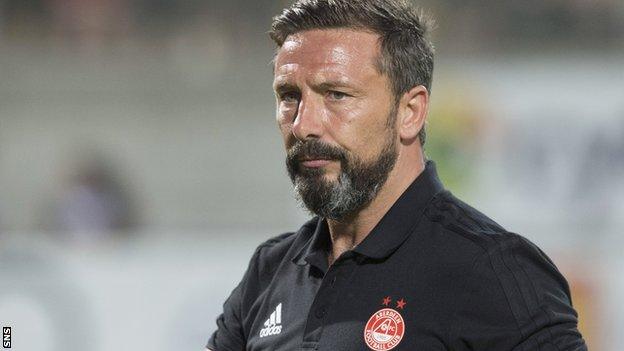 Aberdeen manager Derek McInnes