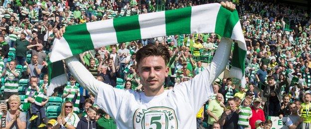 Celtic winger Patrick Roberts