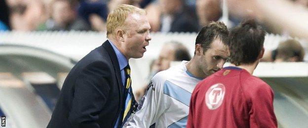 Alex McLeish with James McFadden