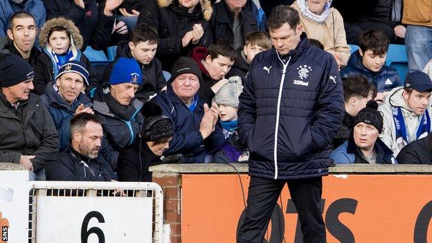 Rangers manager Graeme Murty