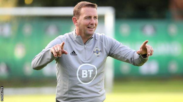 Ian Baraclough was Northern Ireland's Under-21 manager before taking on the senior job in 2020