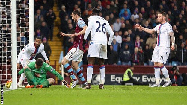 Aston Villa v Crystal Palace