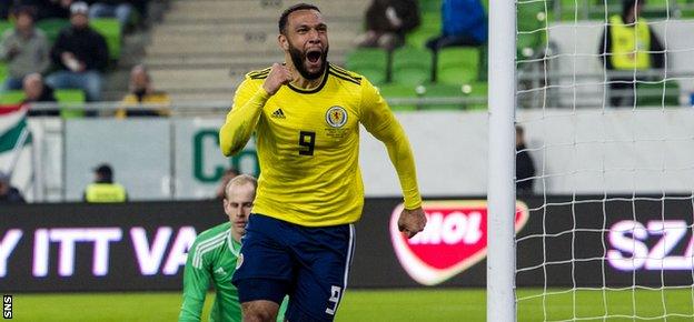 Matt Phillips celebrates