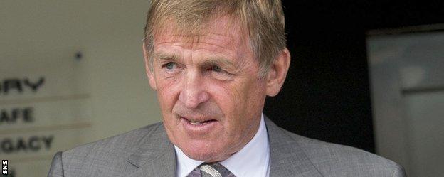 Kenny Dalglish in Glasgow on Friday