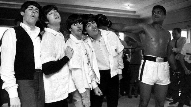 Cassius Clay and the Beatles