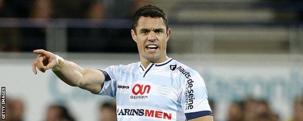 Glasgow will face Racing's World Cup-winning fly-half Dan Carter