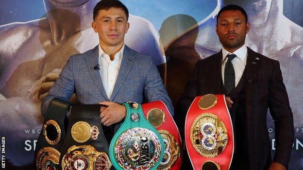 Gennady Golovkin (left) and Kell Brook