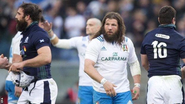 Italy prop Martin Castrogiovanni