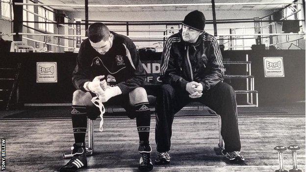 Tony Bellew and his dad