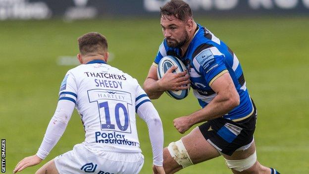 Elliott Stooke in action for Bath