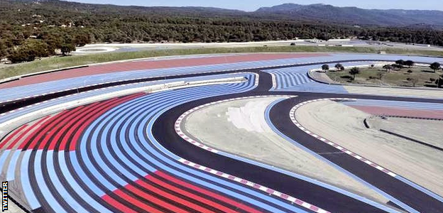 An aerial view of the 2018 Circuit Paul Ricard