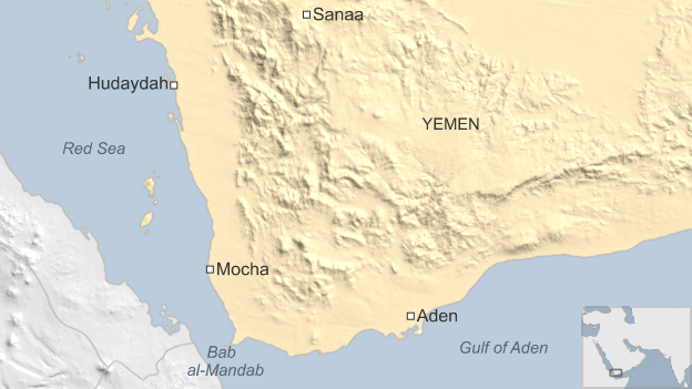 Map of Yemen