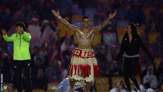 Pita Taufatofua of Tonga