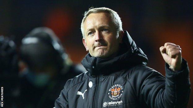 Neil Critchley led Blackpool to four consecutive wins at the end of the season to lead them to third in League One and a play-off place