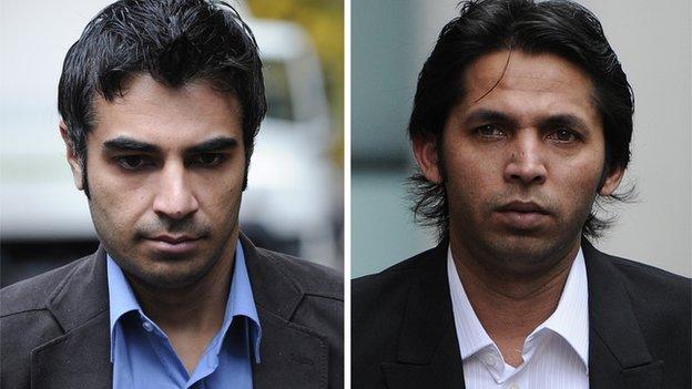 Salman Butt and Mohammad Asif