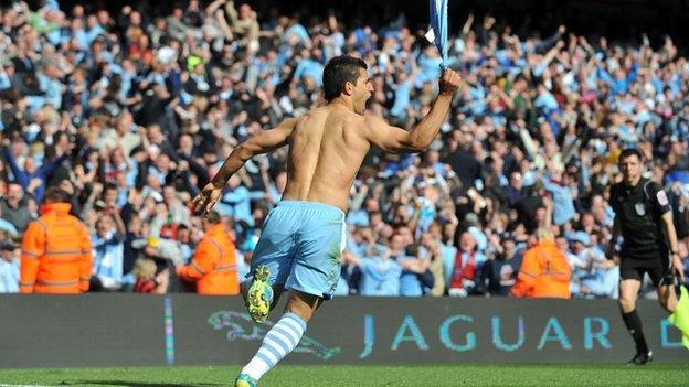 Manchester City's Sergio Aguero