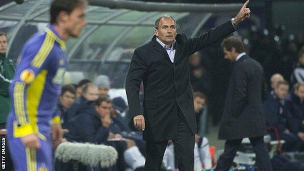 Darko Milanic on the touchline