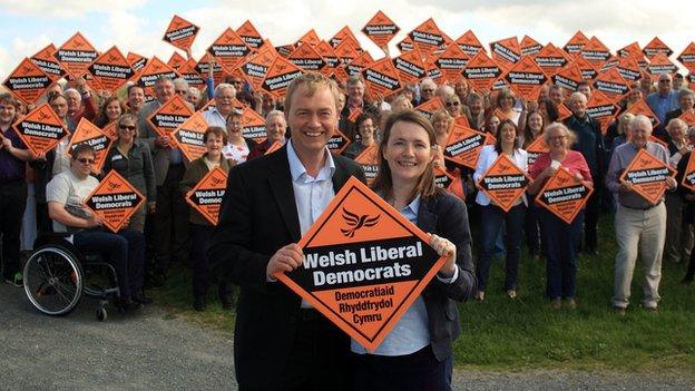 Tim Farron and Kirsty Williams