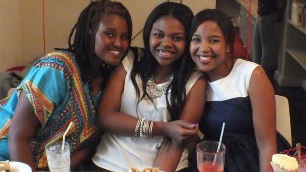 Avela (l), Lindelwa (C) and Pumza Fihlani