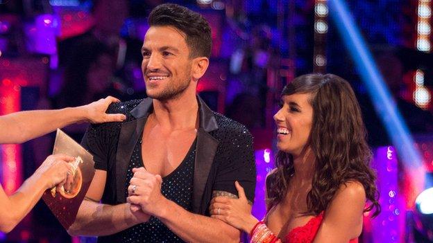 Peter Andre and Janette Manrara