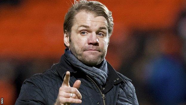 Dundee United boss Robbie Neilson